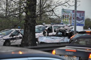 incidente via Salaria 1 aprile 2012