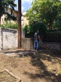 L'intervento di pulizia del Nucleo Sicurezza Ambientale