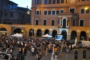 Piazza Sempione al crepuscolo